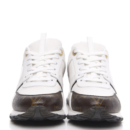 Louis Vuitton Calfskin Monogram Run Away Sneakers 39 White 2 of 8