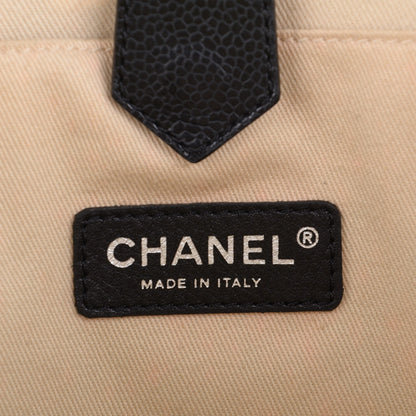 Chanel Coated Canvas Le Train Tote Black 6 of 7
