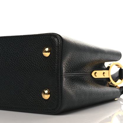 Louis Vuitton Taurillon Capucines PM Black 8 of 9