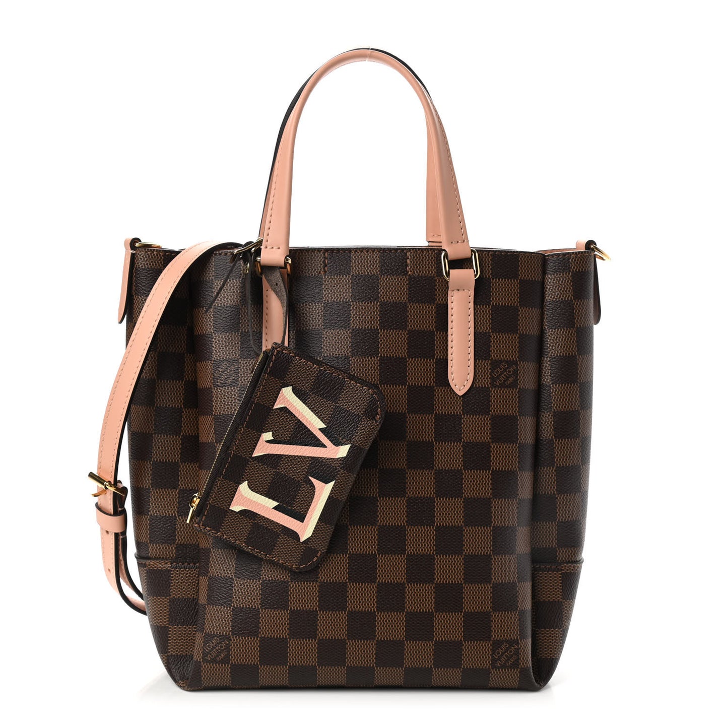 Damier Ebene Belmont PM Venus Pink