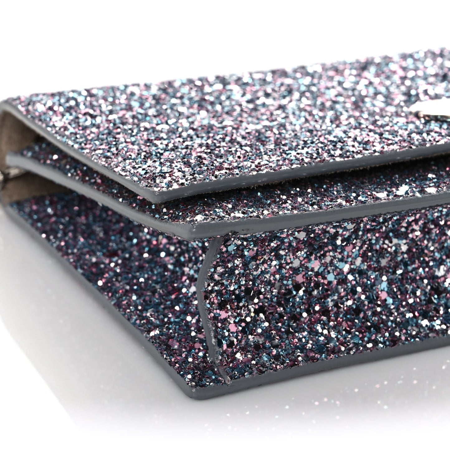 Glitter Florence Wallet on Chain Bubblegum Mix