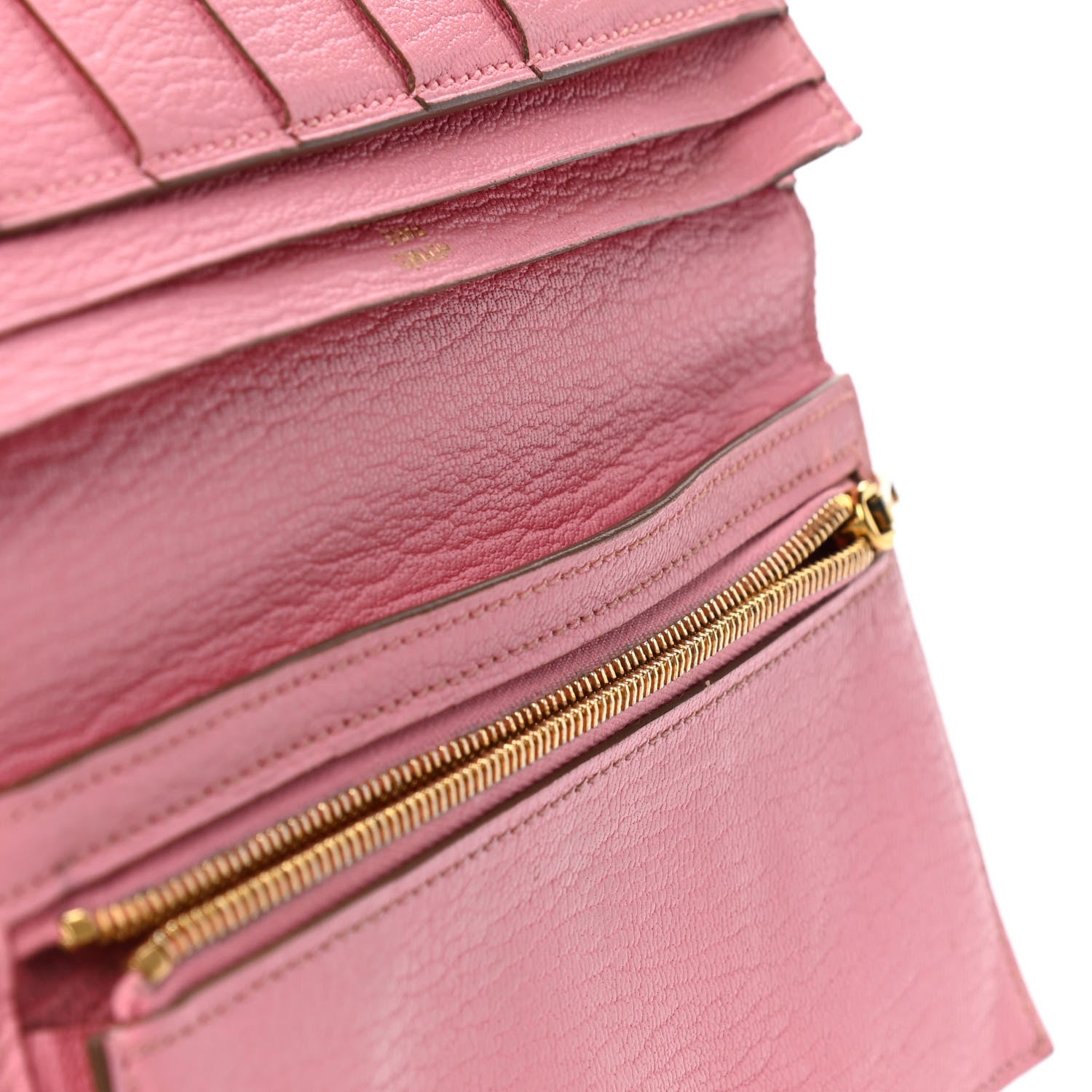 Hermes Chevre Mysore Bearn Gusset Wallet Rose Confetti 9 of 15