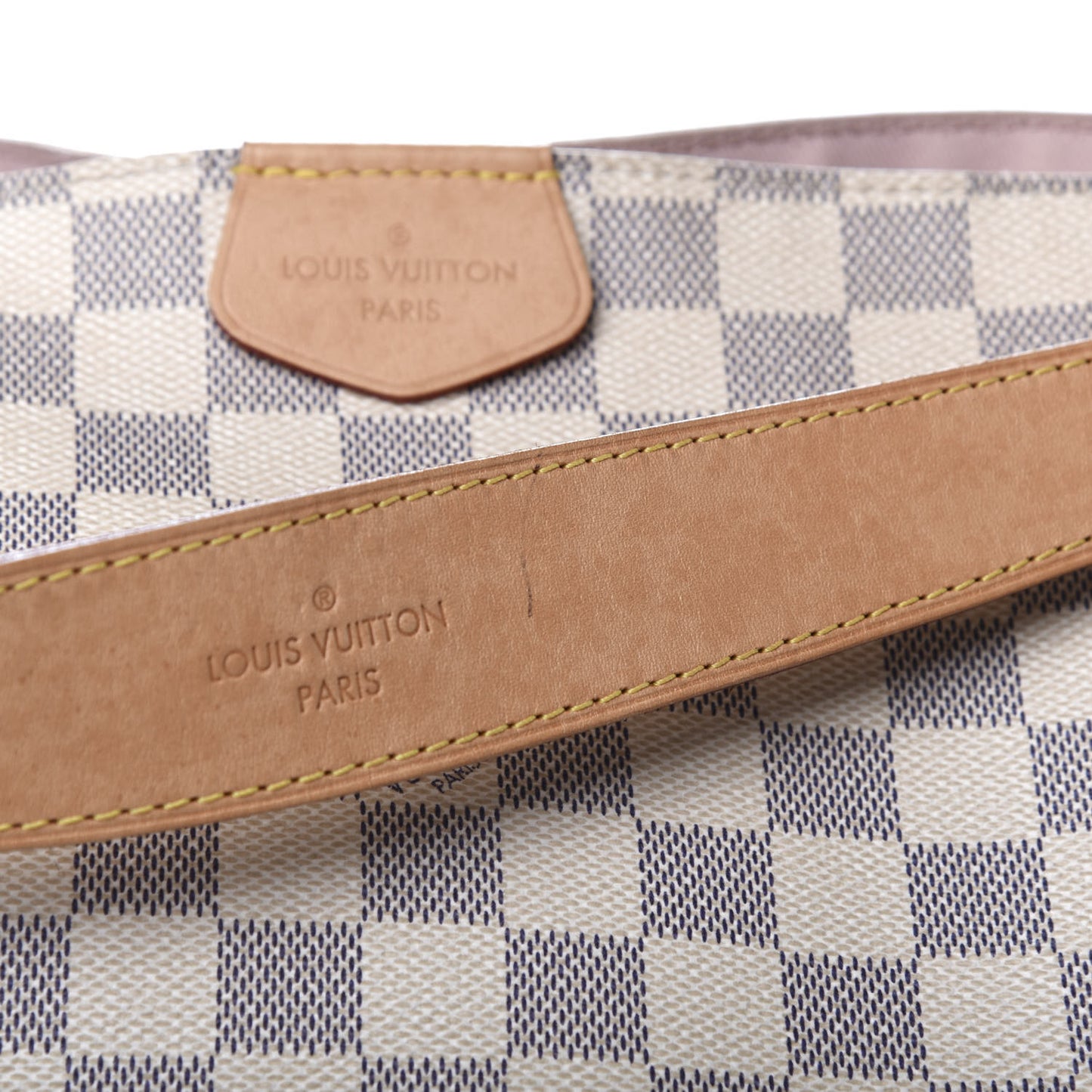Damier Azur Graceful MM Rose Ballerine