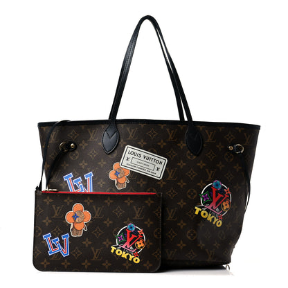 Louis Vuitton Monogram World Tour Neverfull MM 1 of 11