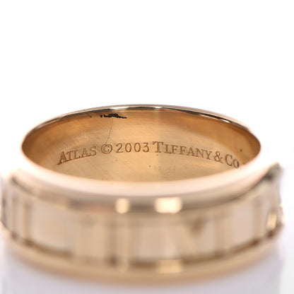 Tiffany 18K Yellow Gold Atlas Ring 5.75 4 of 5