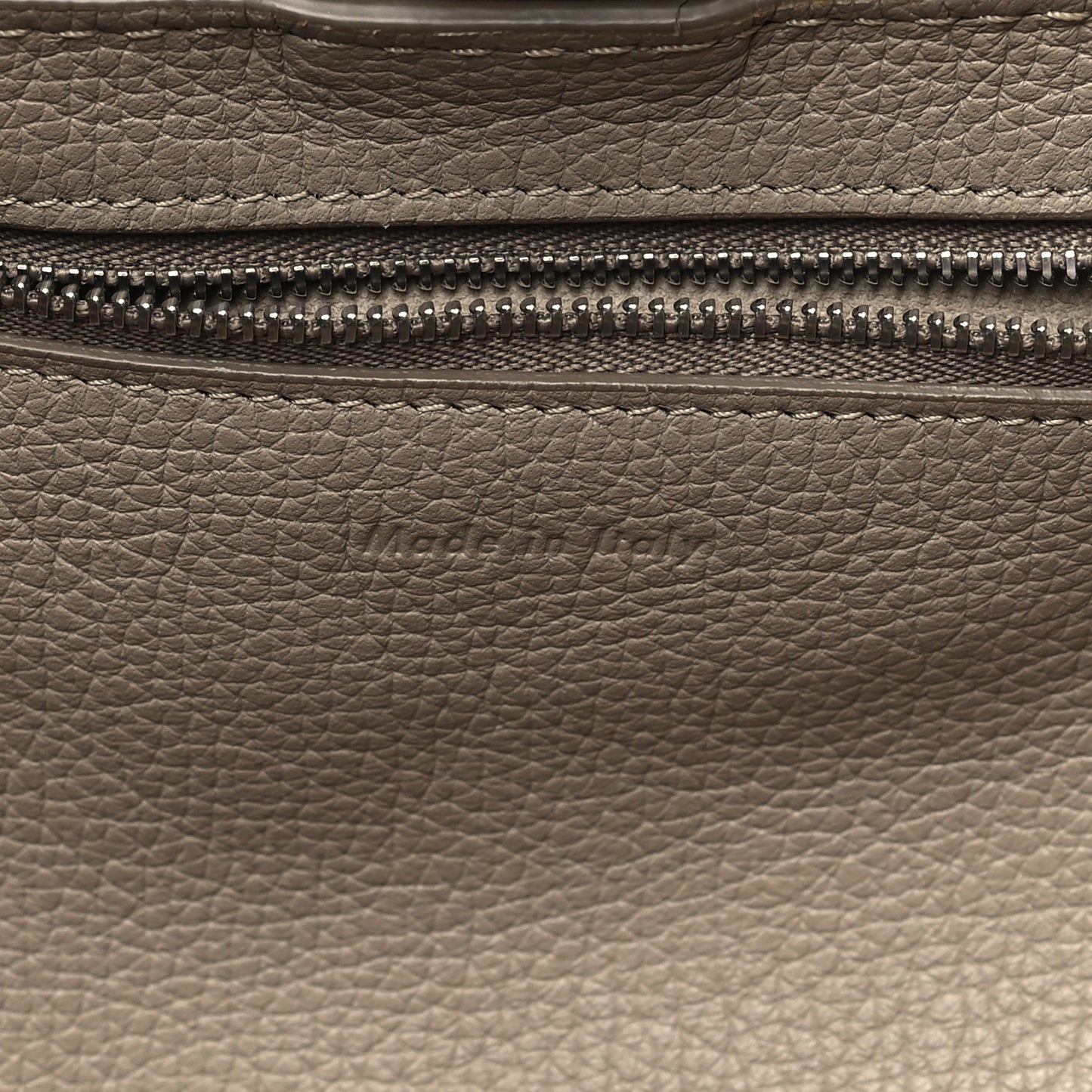Supple Grained Calfskin Small Big Bag Light Taupe