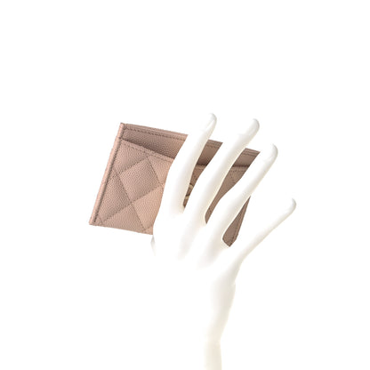 Chanel Caviar Quilted Card Holder Light Beige 7 of 8