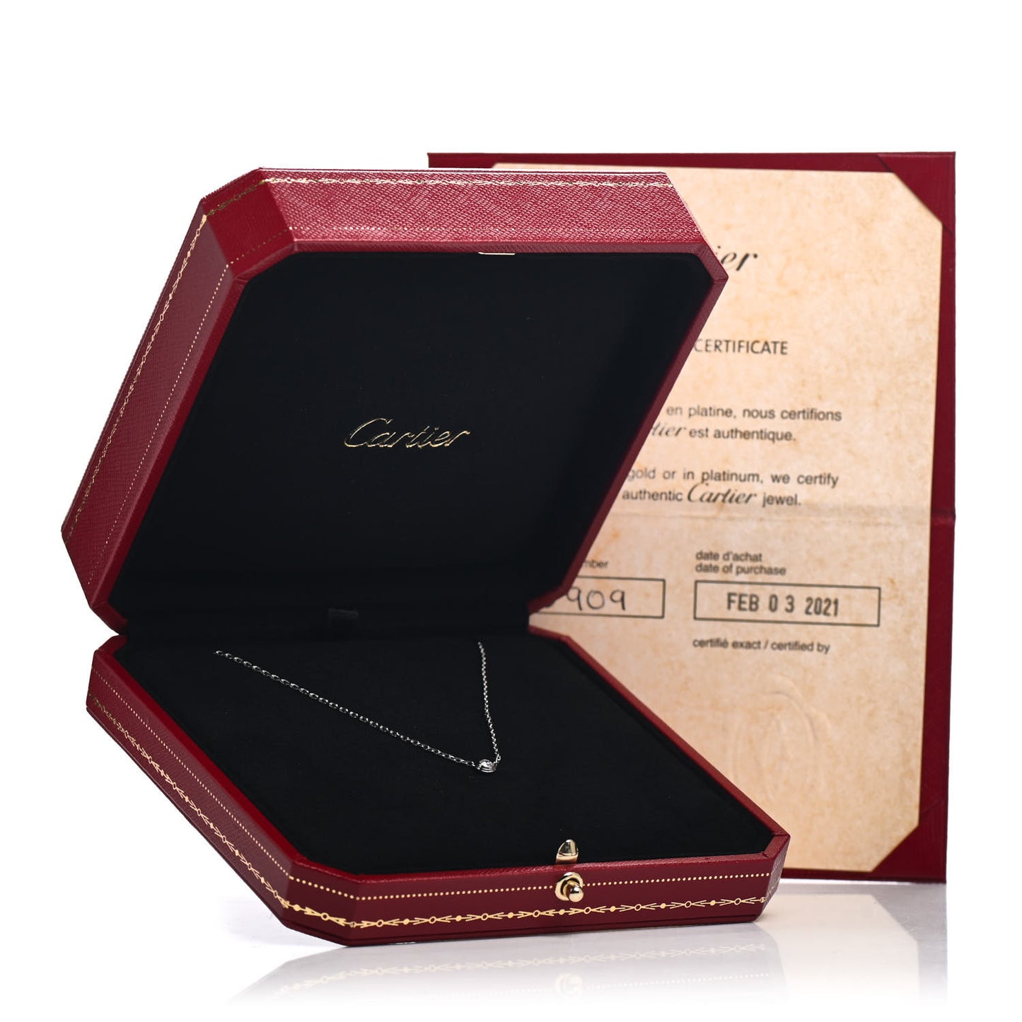 18K White Gold Diamond SM D'Amour Pendant Necklace