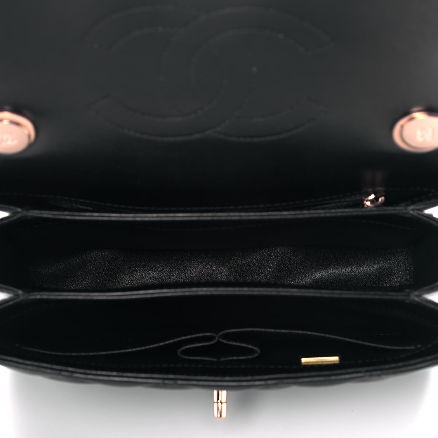 Chanel Lambskin Quilted Small Trendy CC Dual Handle Flap Bag Black 5 of 12
