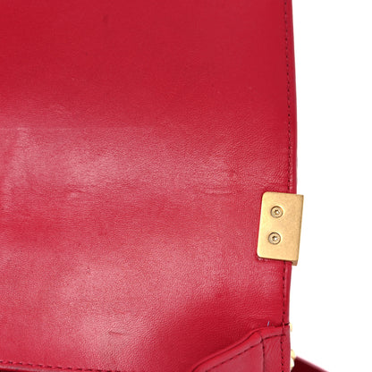 Chanel Calfskin Quilted Small Boy Flap Red 12 of 16