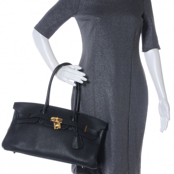 Taurillon Clemence JPG II Birkin 42 Black