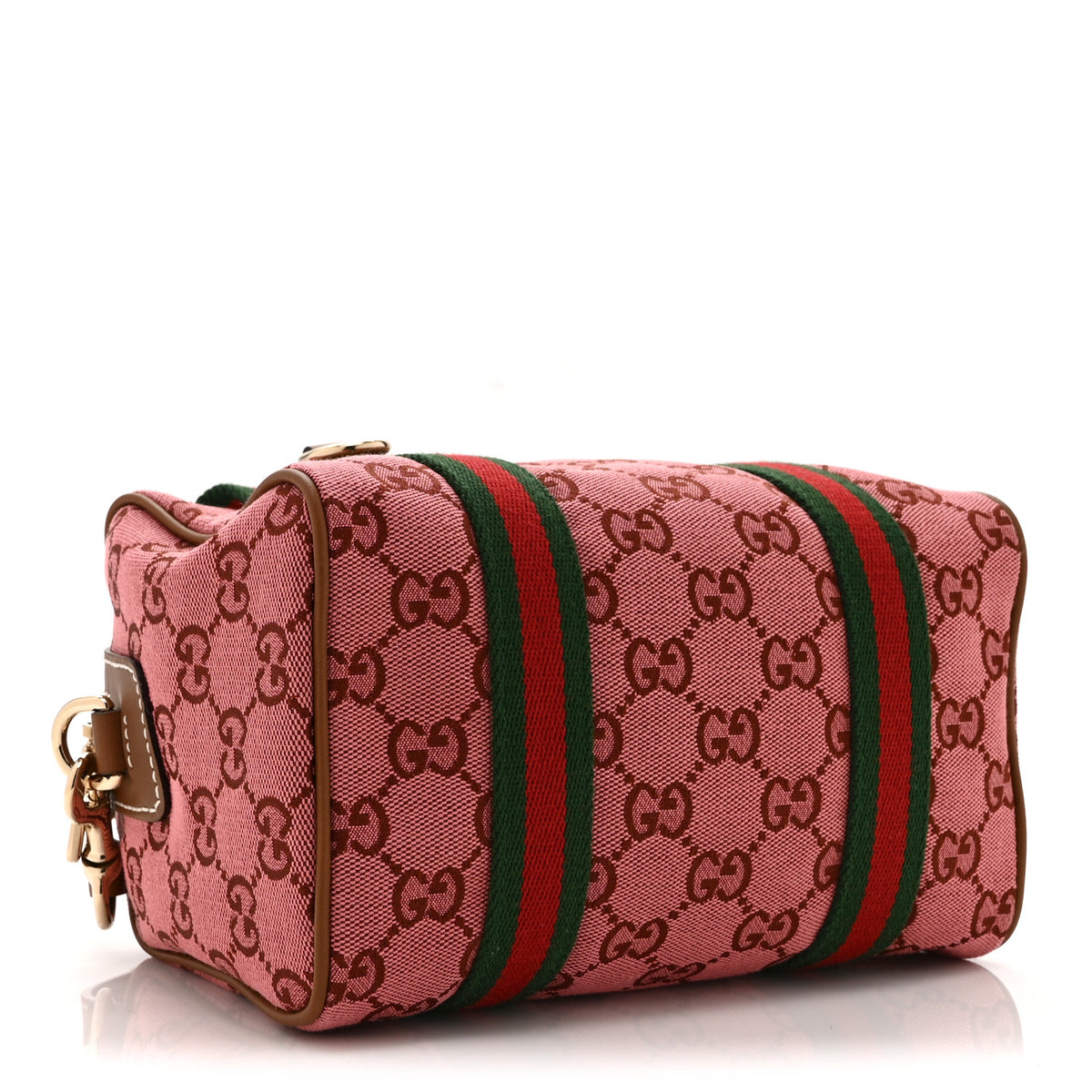 GG Supreme Web Mini GG Top Handle Bag Pink Beige