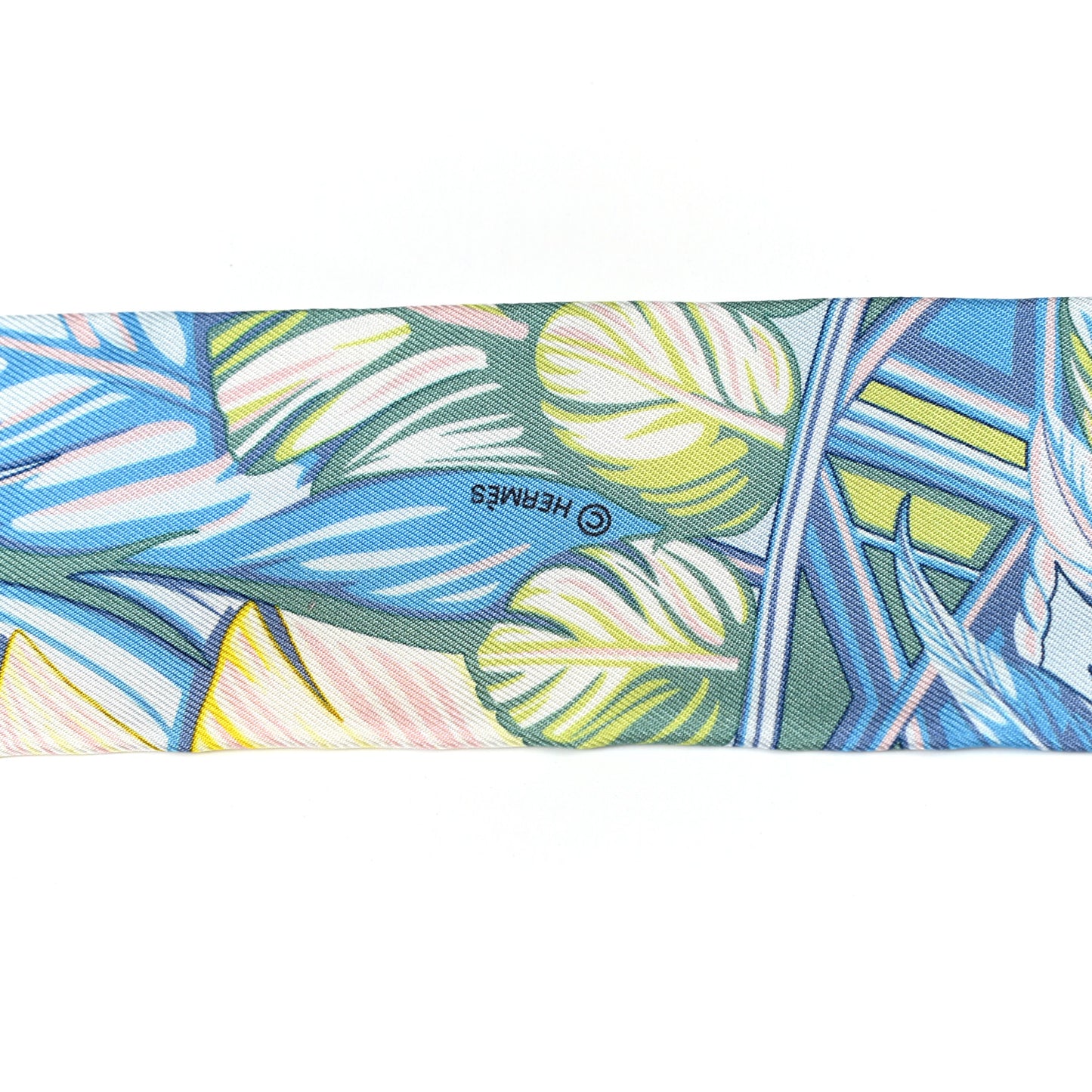 Silk La Danse Pacifique Twilly Bleu Ciel Vert Rose