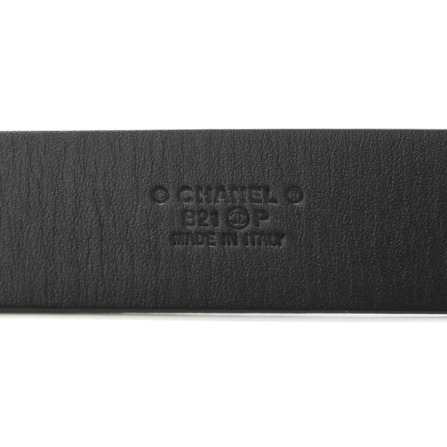 Chanel Calfskin CC Chain Belt 85 34 Black 3 of 8