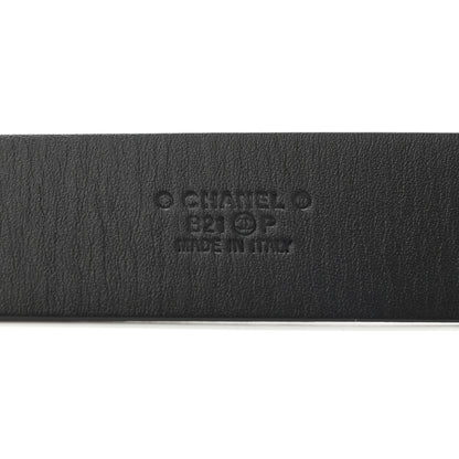 Chanel Calfskin CC Chain Belt 85 34 Black 3 of 8