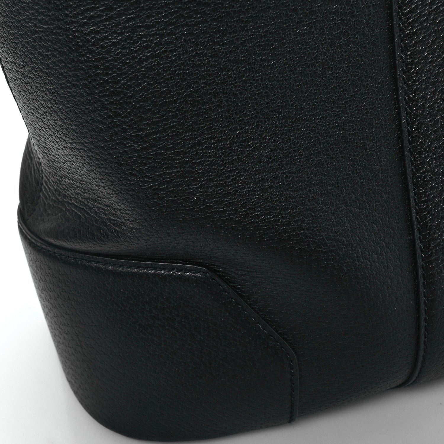 Gucci Textured Dollar Calfskin Web Tote Black 11 of 12