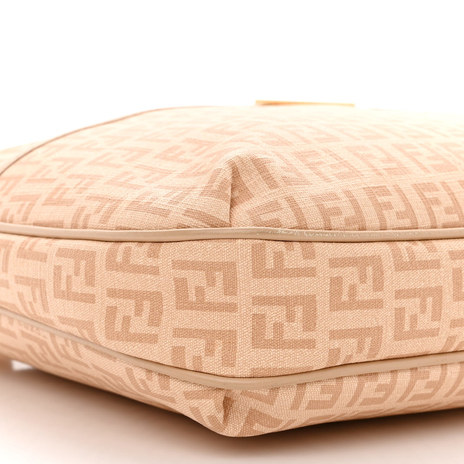 Fendi Zucchino Spalmati Vitello Messenger Bag Vacchetta Camelia 9 of 13