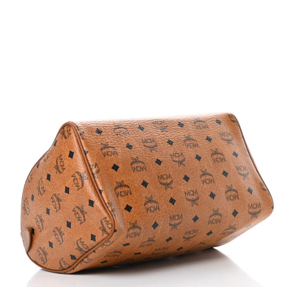 MCM Visetos Dog Bone Boston Bag Cognac 4 of 16