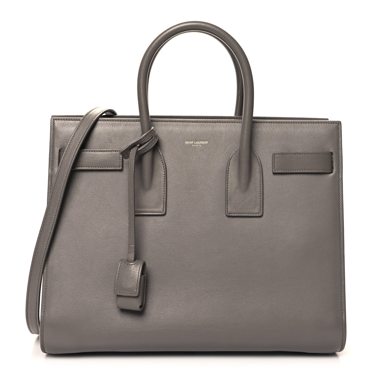 Saint Laurent Calfskin Small Sac de Jour Dark Anthracite 1 of 15