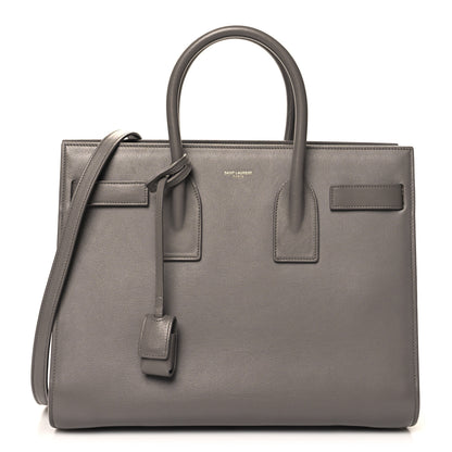 Saint Laurent Calfskin Small Sac de Jour Dark Anthracite 1 of 15