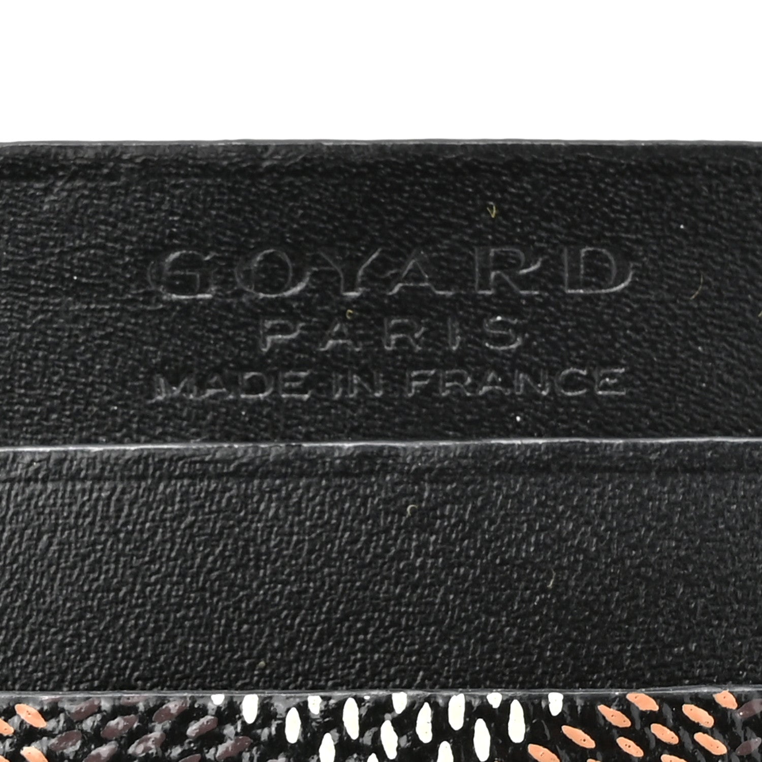 Goyard Goyardine Saint Sulpice Card Holder Black 6 of 8