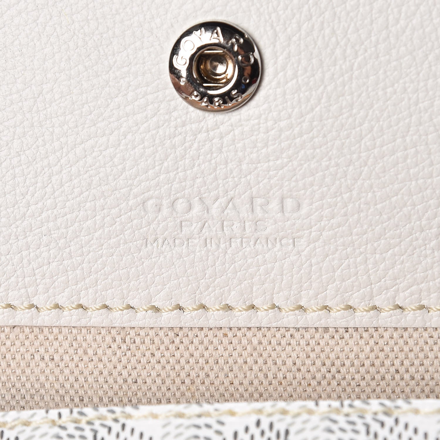 Goyard Goyardine Saint Louis PM White 7 of 9