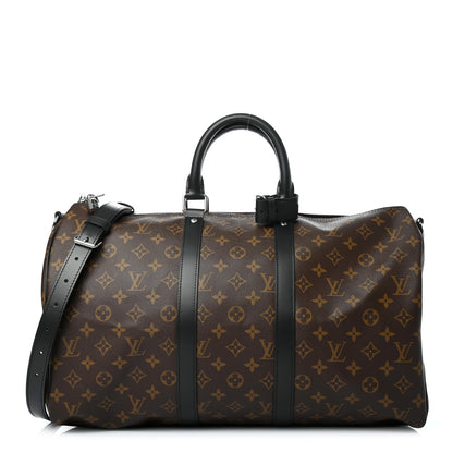 Louis Vuitton Monogram Macassar Keepall Bandouliere 45 1 of 8