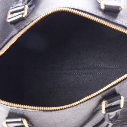 Louis Vuitton Epi Speedy 30 Black 4 of 9