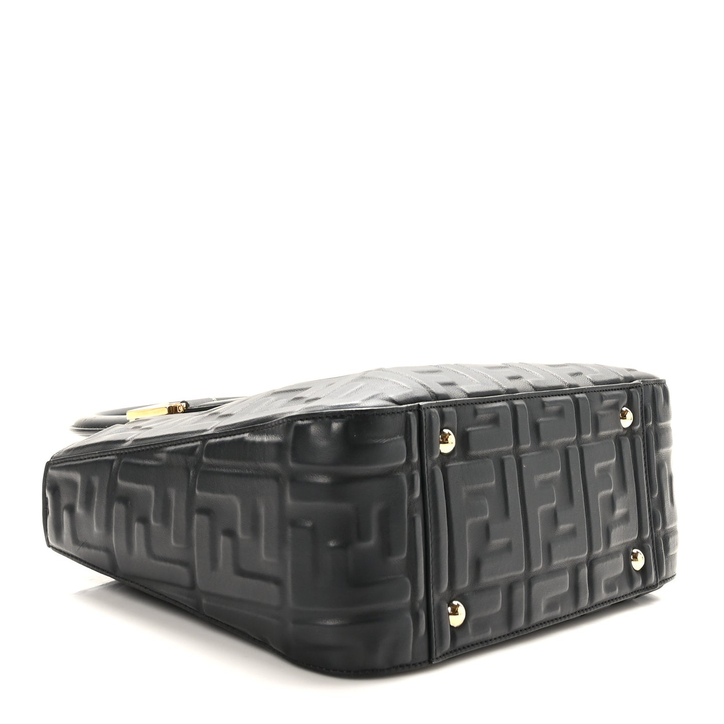 Nappa FF 1974 Embossed Small FF Tote Black