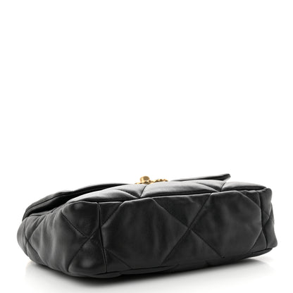 Chanel Lambskin Quilted Medium Chanel 19 Flap Black 4 of 10