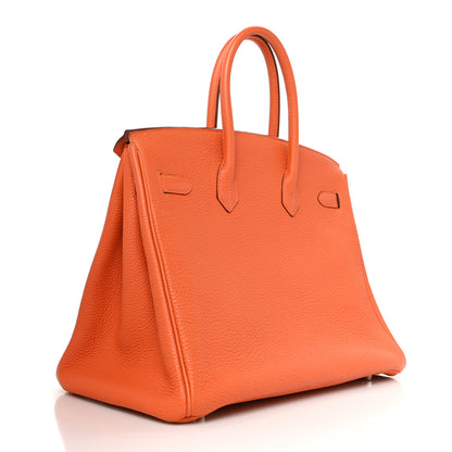 Hermes Togo Birkin 35 Orange 3 of 10