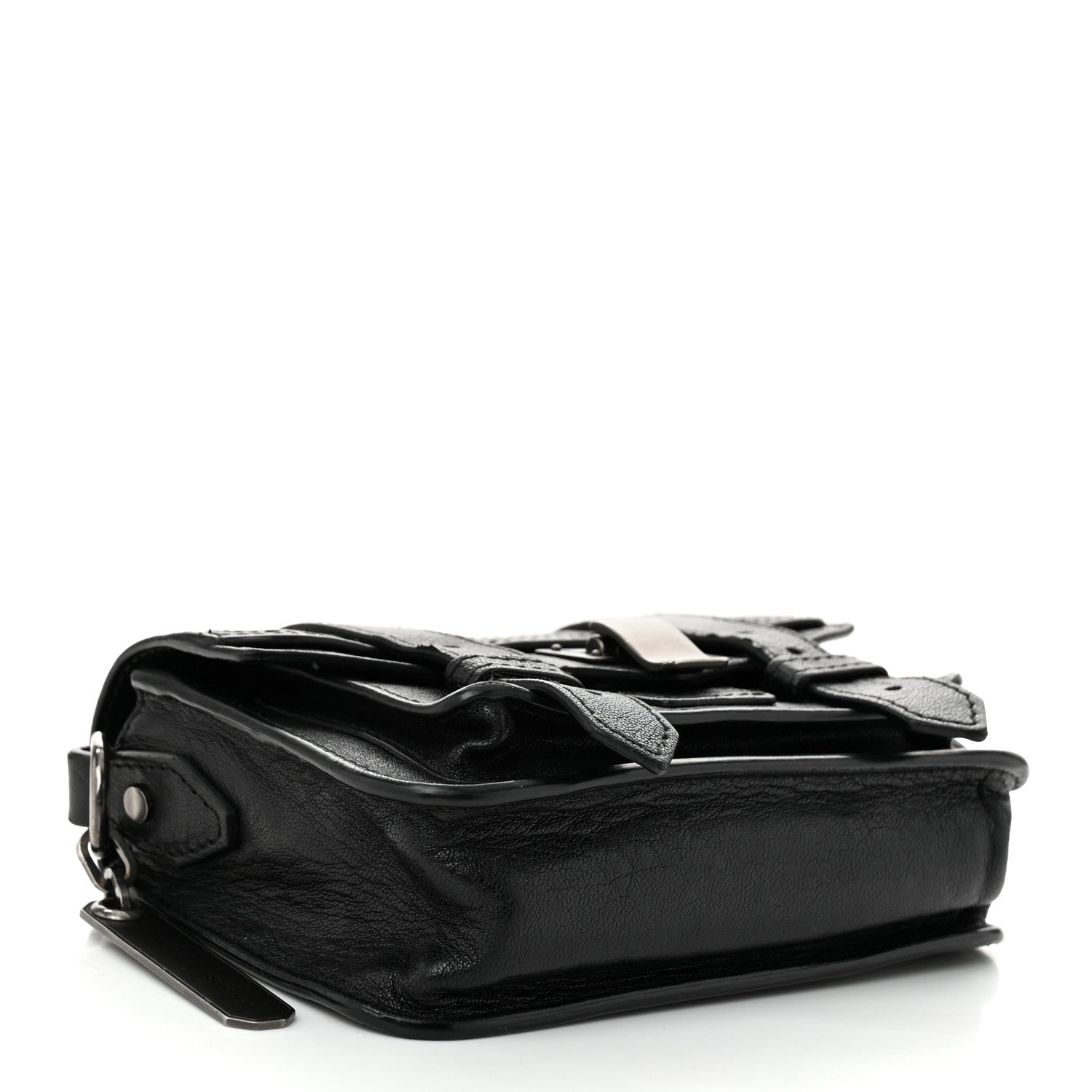 Proenza Schouler Lambskin Micro PS1 Satchel Black 4 of 9