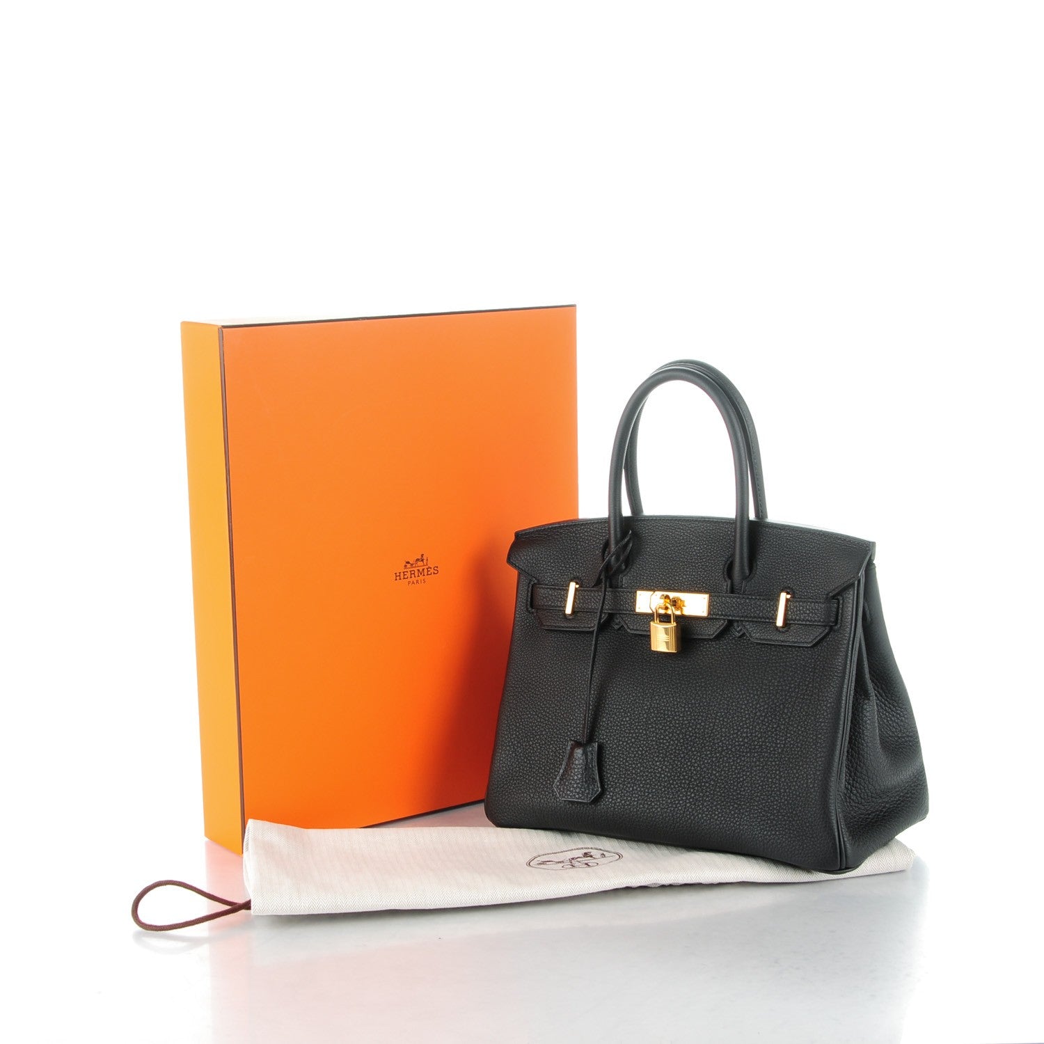 Hermes Togo Birkin 30 Black 7 of 26