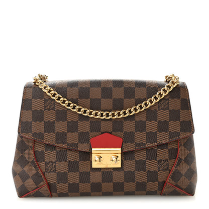 Louis Vuitton Damier Ebene Caissa Clutch Cherry Cherry 1 of 12