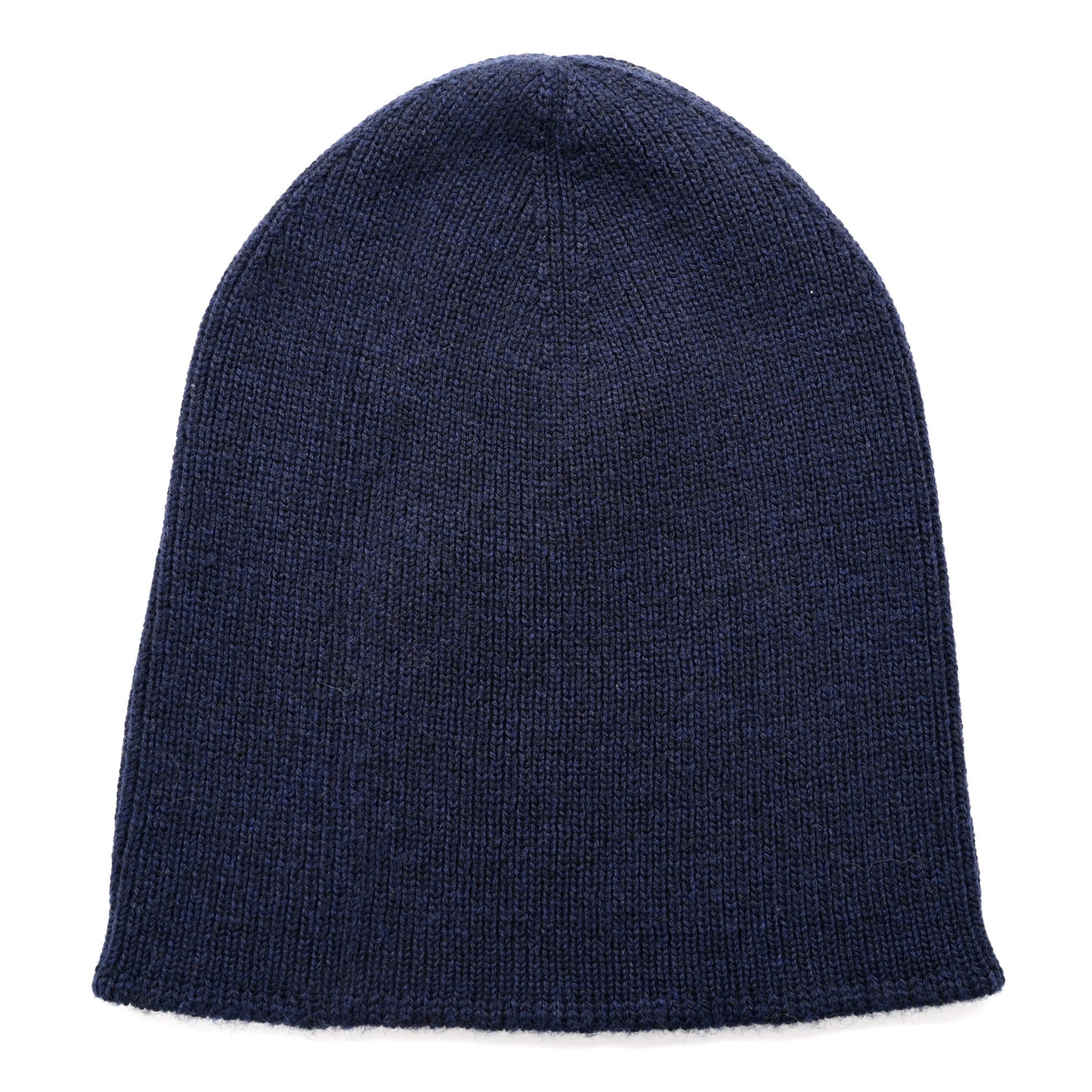 Wool Tricot Interlocking G Simple GG Beanie Hat M Midnight Blue