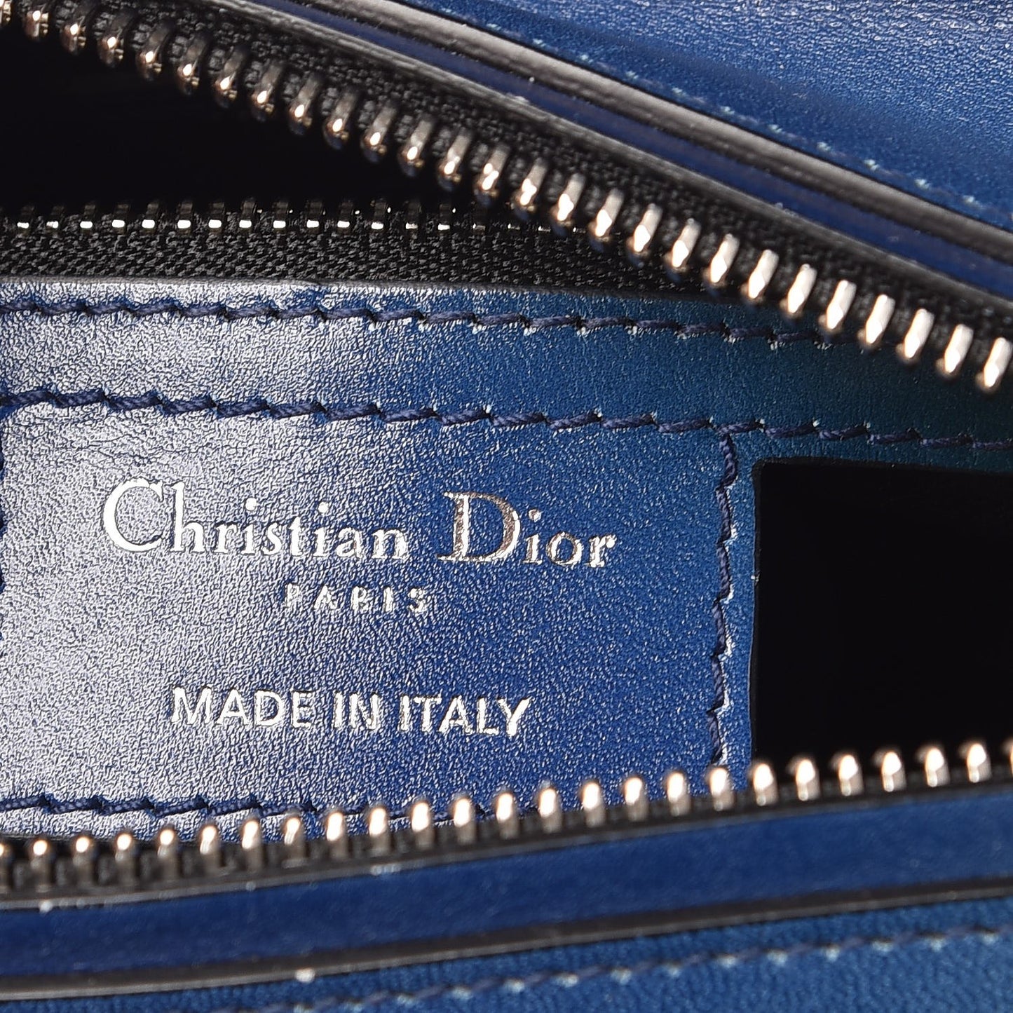 Box Calfskin Gradient Medium Lady Dior Purple Blue Green