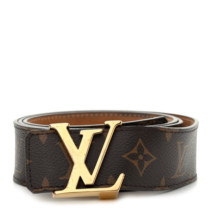 Louis Vuitton Monogram 40mm LV Initiales Belt 95 38 1 of 5