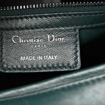 Christian Dior Lambskin Cannage Large Lady Dior Dark Green 6 of 13