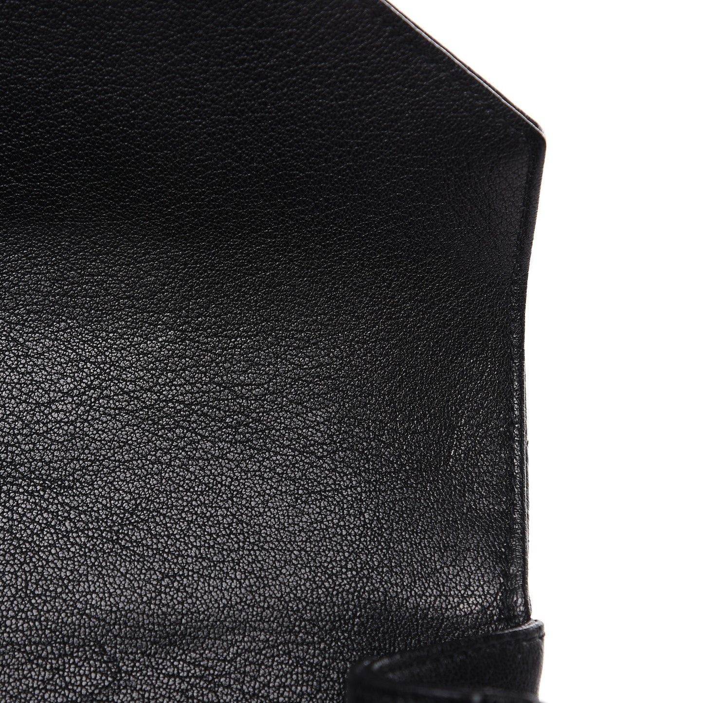 Sheepskin Matelasse Chevron Monogram Medium College Bag Black