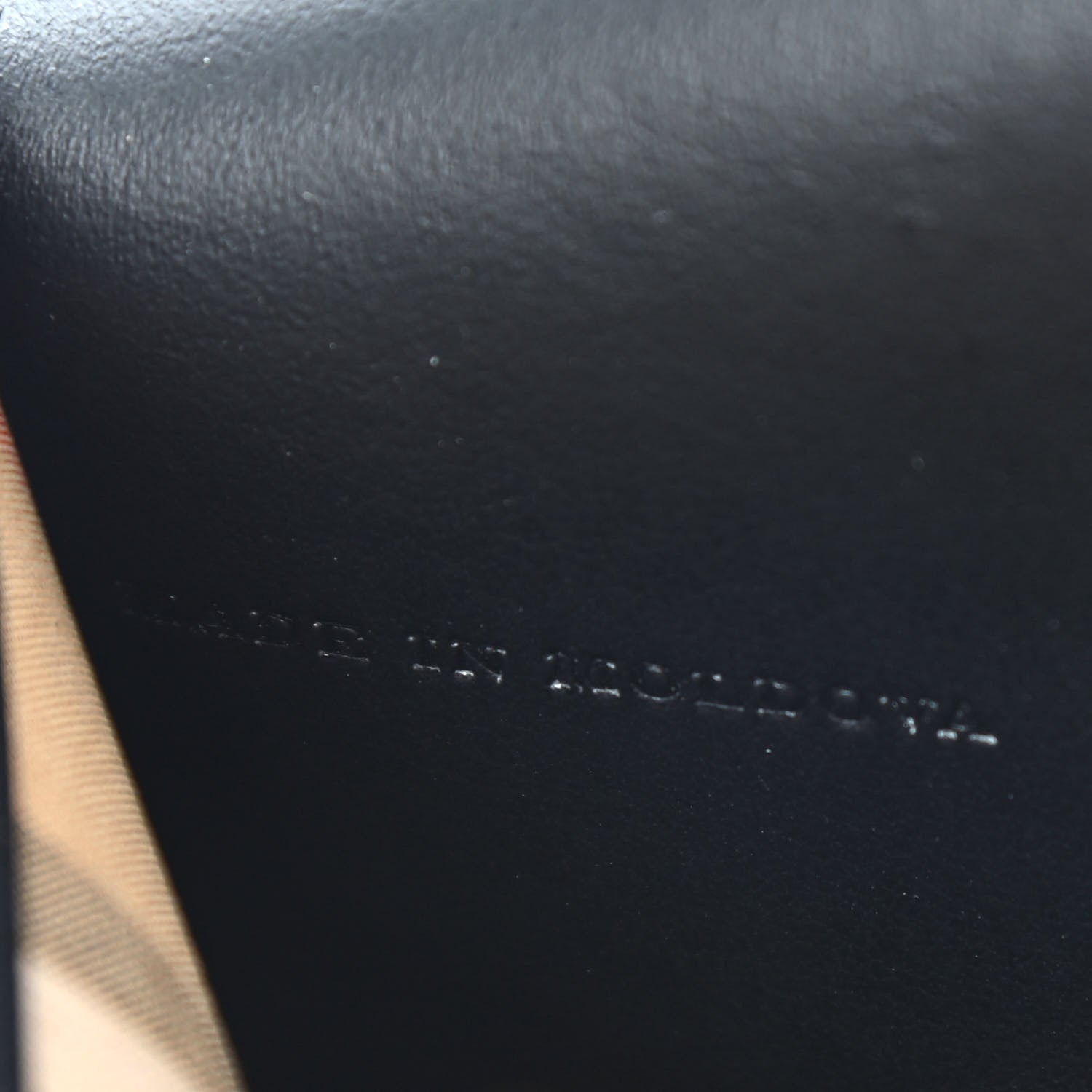 Burberry Calfskin Perforated Logo Hampshire Crossbody Black 7 of 9