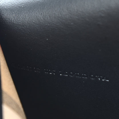 Burberry Calfskin Perforated Logo Hampshire Crossbody Black 7 of 9