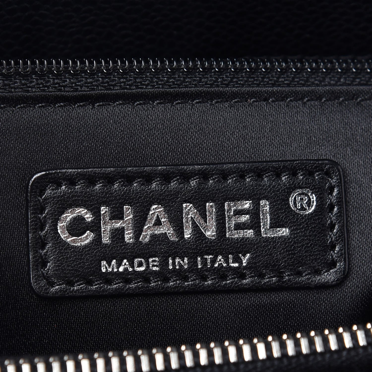 Chanel Caviar Quilted Grand Shopping Tote GST Black 6 of 11