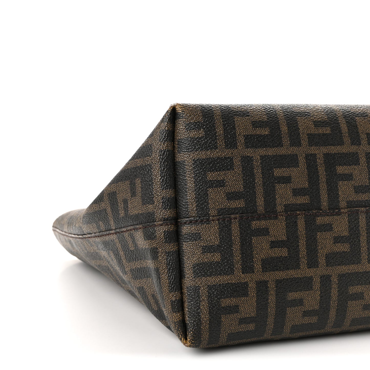 Zucca Spalmati Medium Roll Tote Tobacco Rosso