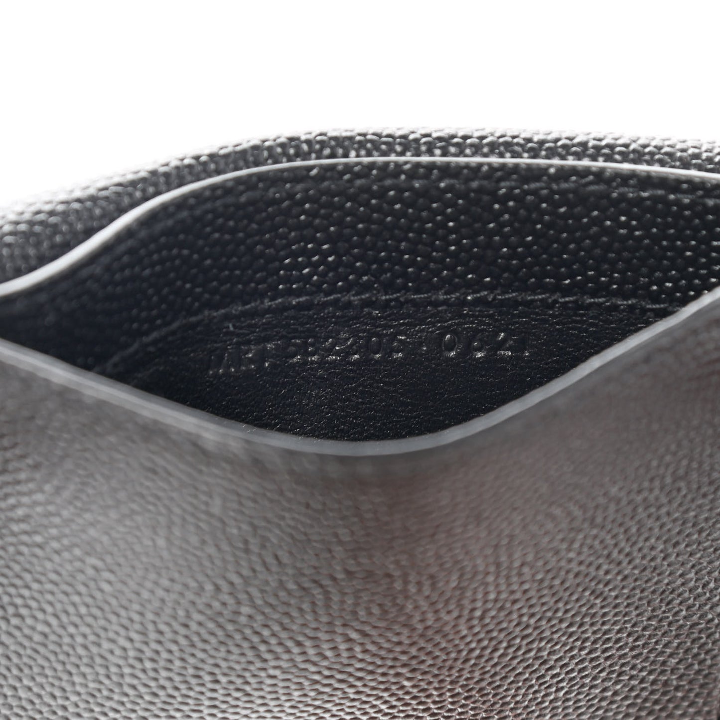 Grain de Poudre Uptown Card Holder Black