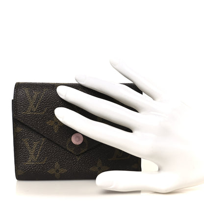 Louis Vuitton Monogram Victorine Wallet Rose Ballerine 2 of 8