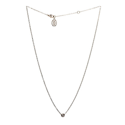 Cartier 18K Pink Gold Diamond SM D'Amour Pendant Necklace 3 of 6