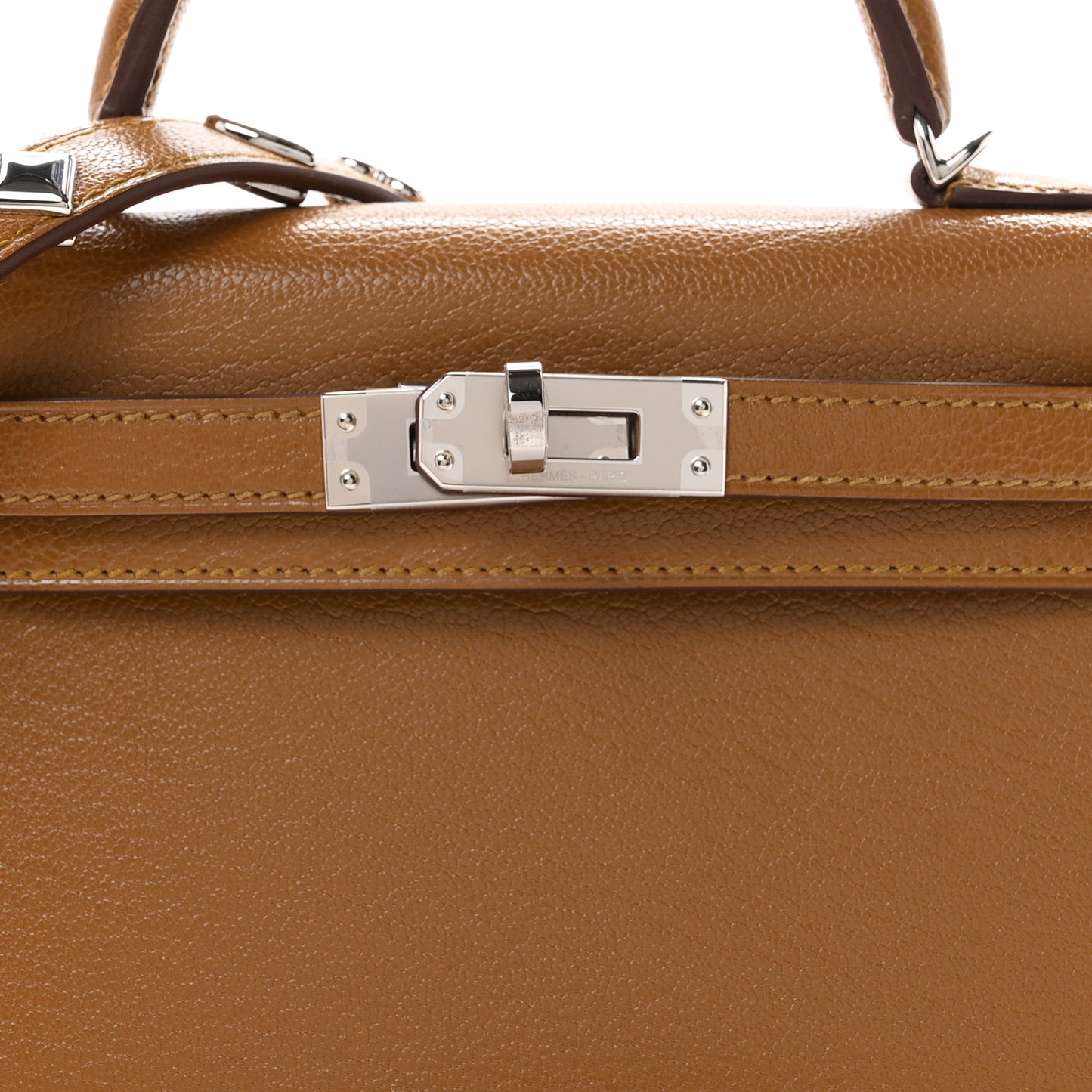Chevre Chamkila Clou de Coeur Mini Kelly Sellier 20 Bronze Dore