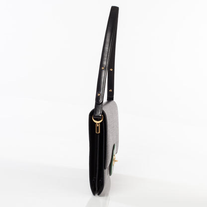 Louis Vuitton Epi Sac Friedland Black Green 3 of 9