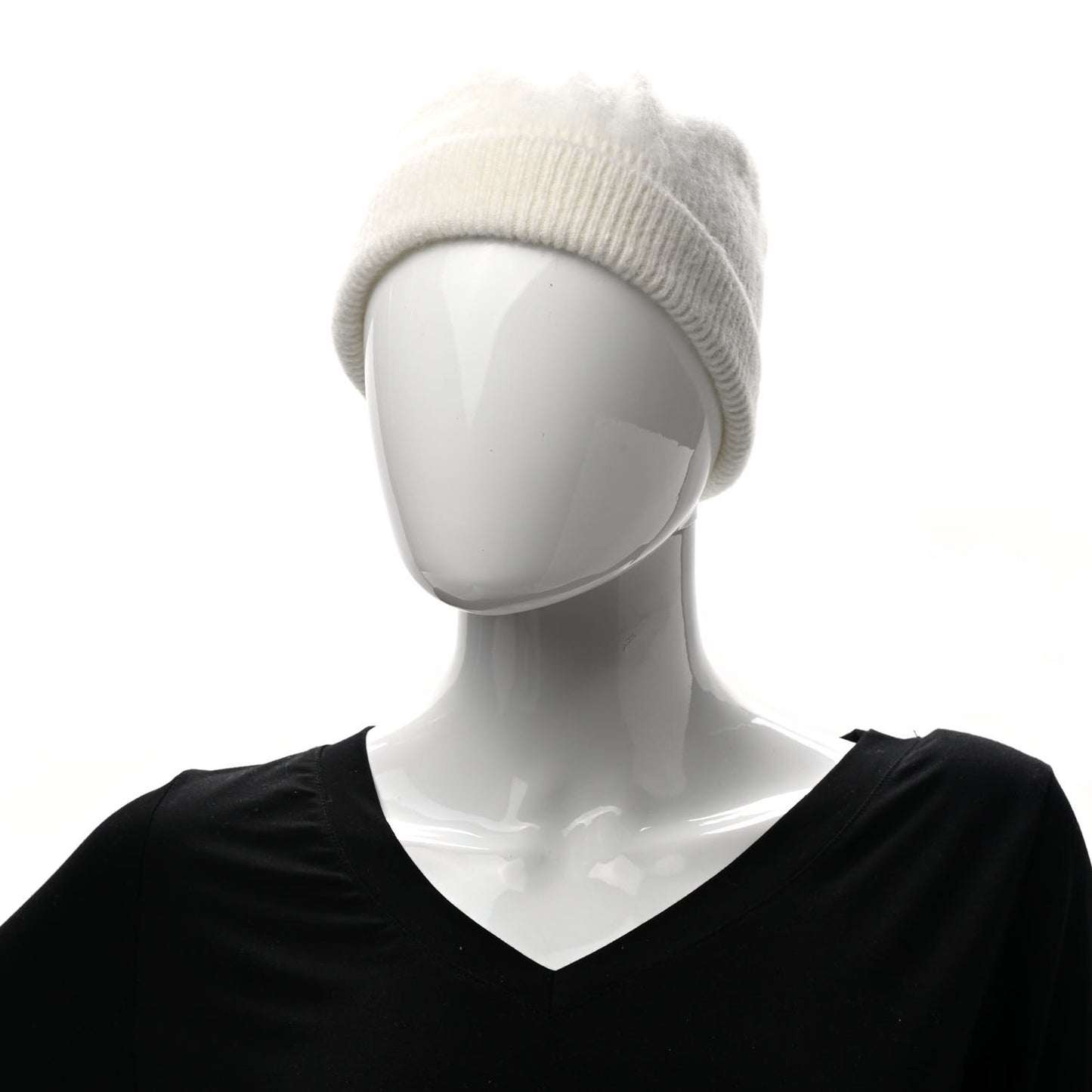Silk Cashmere Diva Beanie And Cowl Set Ecru