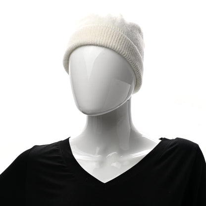 Hermes Silk Cashmere Diva Beanie And Cowl Set Ecru 2 of 8
